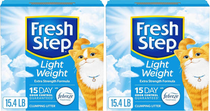 Fresh Step Light Weight Clumping Litter, Extra Strength Formula With Febreze Freshness, 15.4 lb. Box (Package May Vary) - Image 14