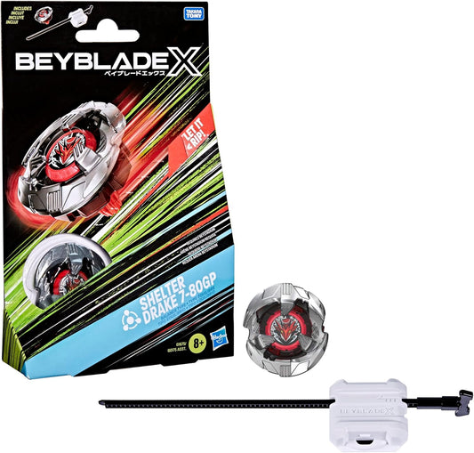 Beyblade X Shelter Drake 7-80GP starter pack front view