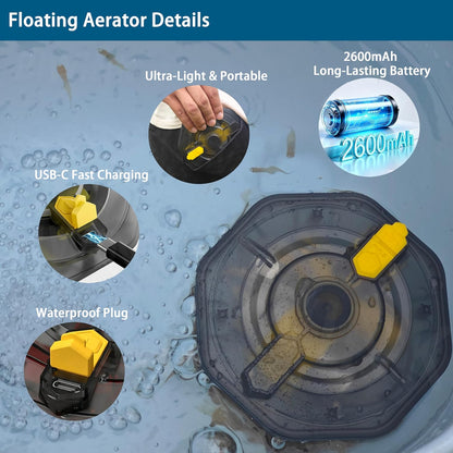 Close up of Miumone aquatic tank aerator control buttons