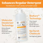 Eco friendly pet bedding and pee pad laundry booster cleaner