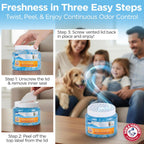 Arm & Hammer premium imported pet safe air care product package back