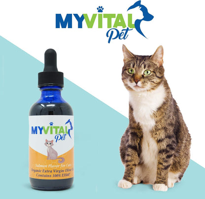 MyVitalPet ESS60 feline antioxidant supplement in olive oil
