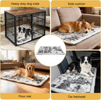 High density fiber dog sleeping pad for joint and muscle support
