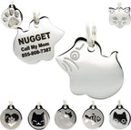 PetANTastic personalized pet name tag close up on engraving