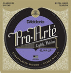 D'Addario Guitar Strings - Pro-Arte Classical Guitar Strings - EJ45LP - Nylon Guitar Strings - Silver Plated Wrap, Composite Core, Clear Nylon Trebles - Lightly Polished, Normal Tension - Image 8