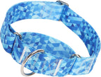 Martingale Dog Collar for Large/X-Large Dogs - Heavy Duty 1.5" Military Grade Nylon Collar with Red Daisy Floral Design, No-Slip Adjustable Training Collar Durable & Stylish (L) - Image 12