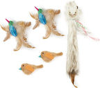 SmartyKat Chickadee Chirp Electronic Sound Cat Toy, Contains Catnip, Battery Powered - Light Brown, One Size - Image 14
