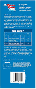 Twelve hour protection guaranteed dog diapers from the USA for floor hygiene