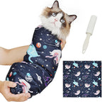 Supet Cat Grooming Wrap for Cutting Nails, 2026 Self-Adherent Cat Wrap, Anti-Escape Calming Cat Swaddle Wrap for Medicine, Nail Clipping, Teeth Brushing, Ear Cleaning - Image 9