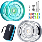 MAGICYOYO K2 Responsive Yoyo for Kids, Professional Yo Yo for Beginner, Dual Purpose Yo-yo Replacement Unresponsive Bearing for Adults/Advanced with 6 Yoyo Strings+Bag+Bearing Remover (Sky Blue) - Image 9
