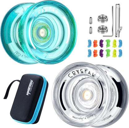 MAGICYOYO K2 pack showing three storage bags and eighteen strings