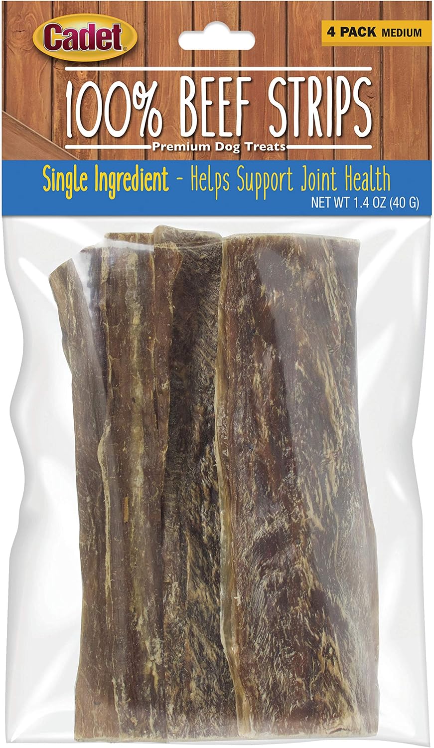 Cadet 100% Beef Strips Dog Treats, Single Ingredient Beef Esophagus Dog Jerky, Healthy High Protein Rawhide Alternative for Small & Large Dogs, 8 Ounce - Image 14