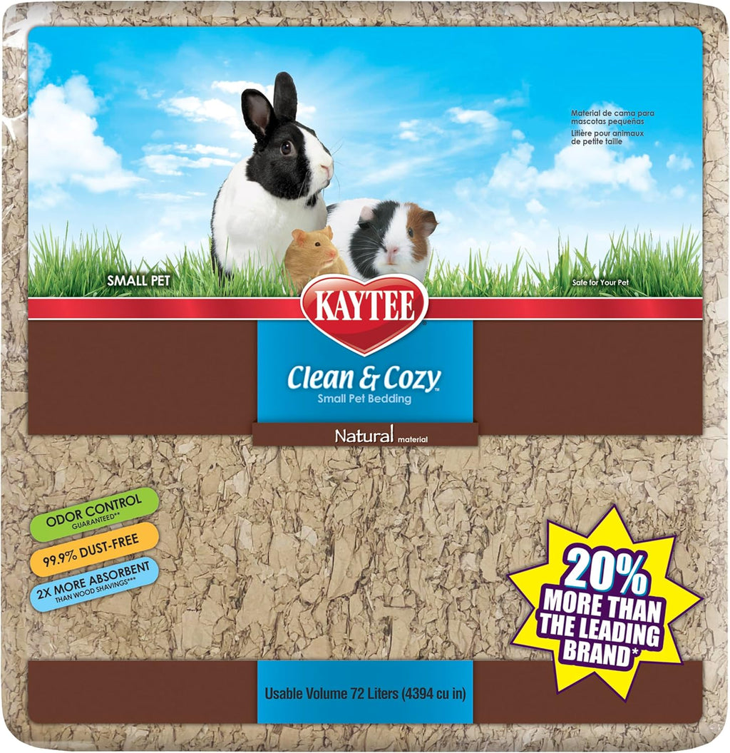 Kaytee Clean & Cozy Natural Paper Bedding, Made for Small Animals, 49.2 Liters - Image 11