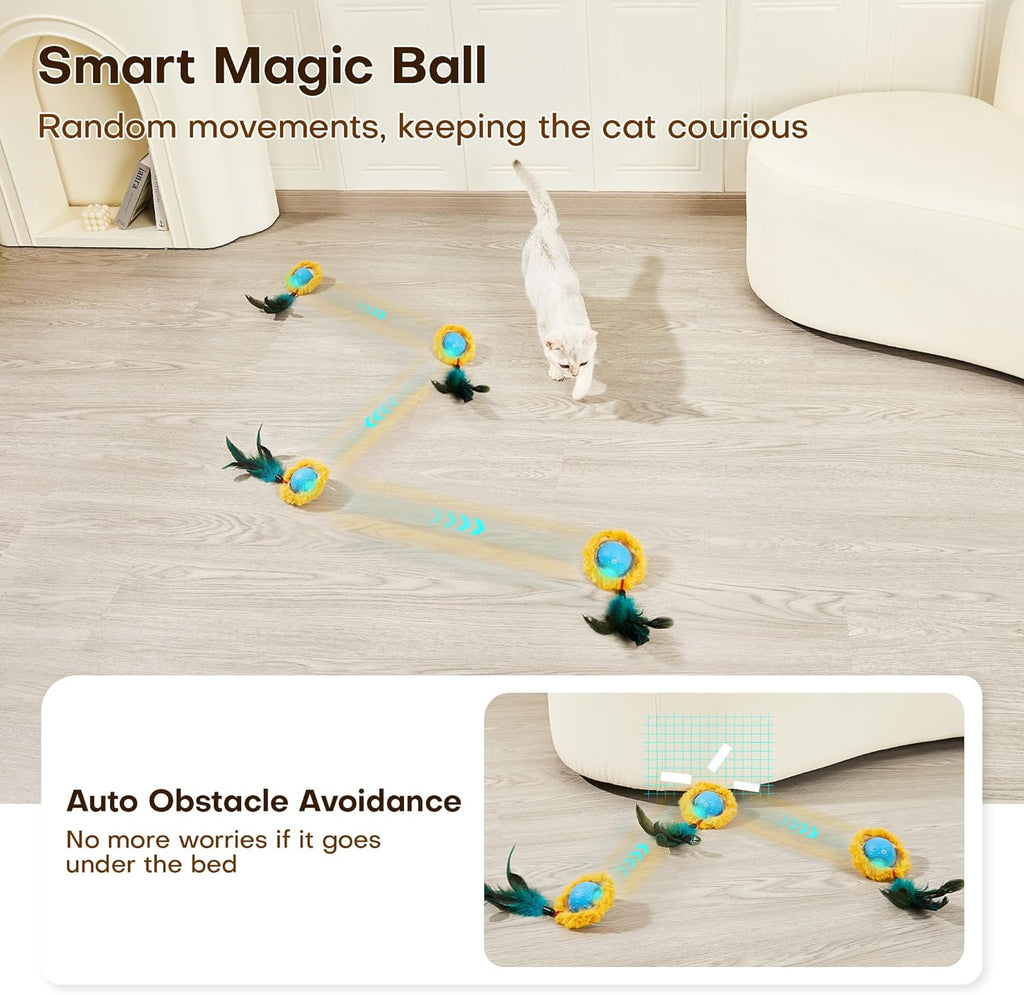 Potaroma cat exercise toy with three speed modes