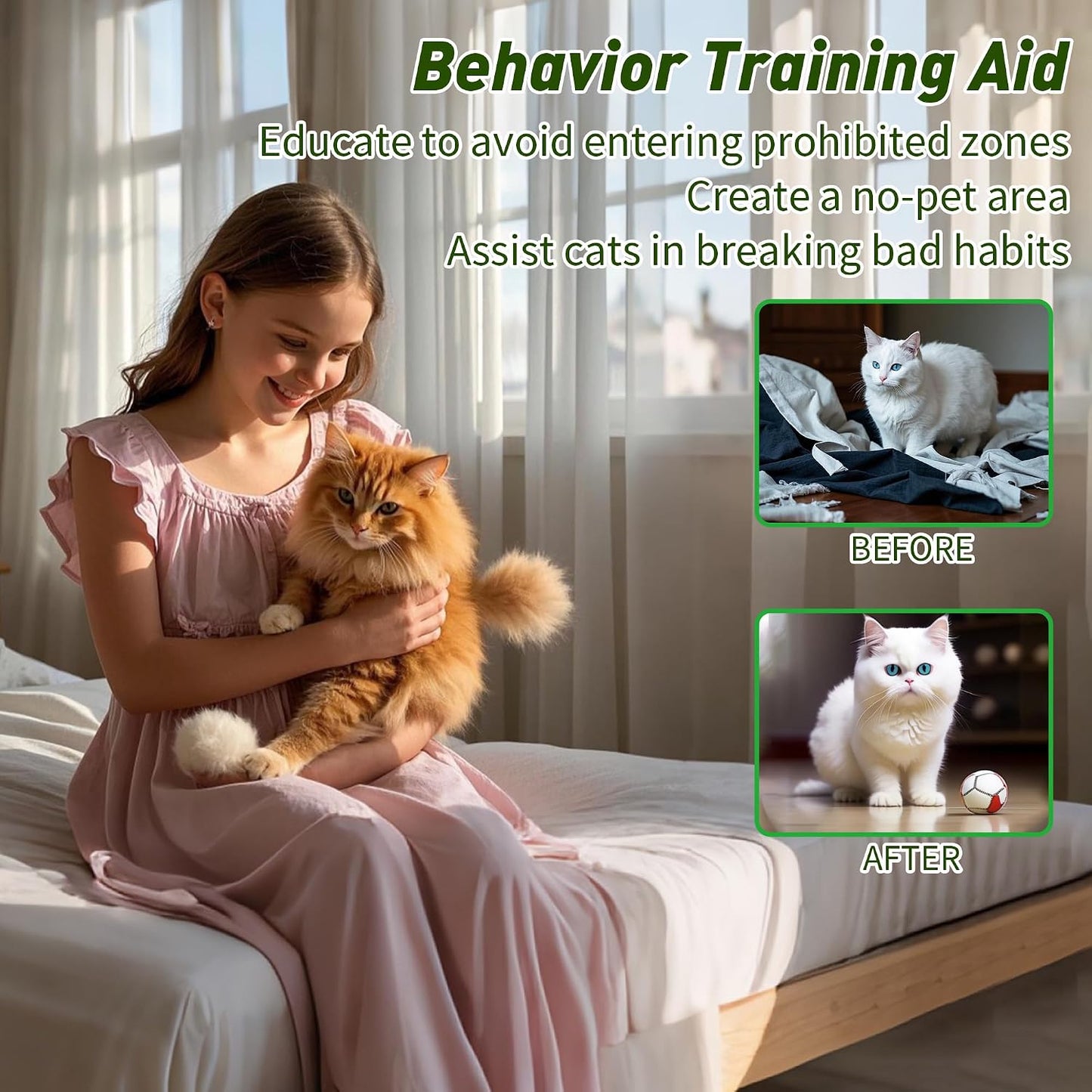 Using Imiwlik cat deterrent on indoor living room furniture
