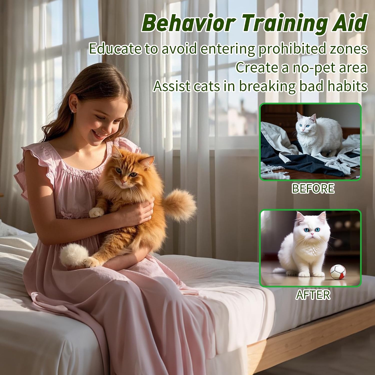 Using Imiwlik cat deterrent on indoor living room furniture