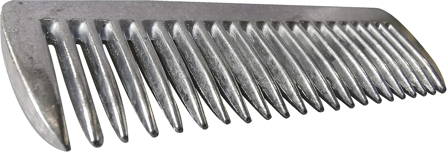 SXYH compact rust resistant steel animal grooming combs side view.