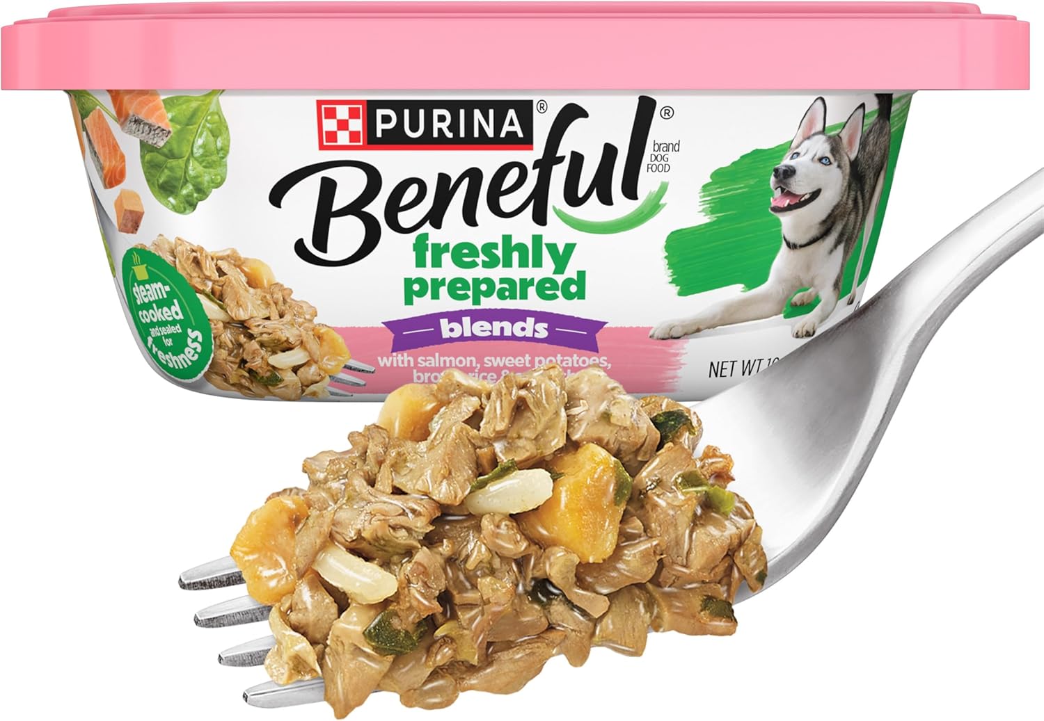 Purina Beneful Freshly Prepared Blends Wet Dog Food Variety Pack with Beef, Chicken, or LambDog Food - (Pack of 12) 10 oz. Tubs - Image 13