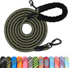 Long Leash for Dog Training 6FT/ 10FT/ 15FT/ 30FT/ 50FT/ 100FT, Reflective Nylon Rope Lead with Comfortable Padded Handle for Large Medium Small Dogs Walking, Playing, Camping - Image 10