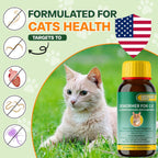 NateNatenight Pyrantel Pamoate liquid dewormer for cats showing weight dosage directions.