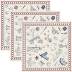 The Peacock Crew Premium Soft Cotton Bandanas Pack for Men and Women Paisley 22 x 22 inches - Image 13
