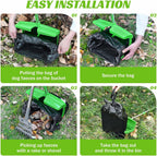 Imported premium dog waste remover tool kit disassembled for compact storage.