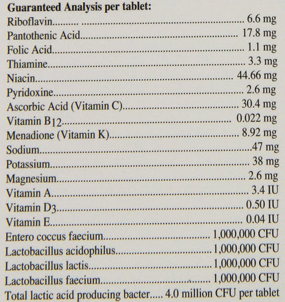 Oasis orange flavored bird probiotic supplement packaging details
