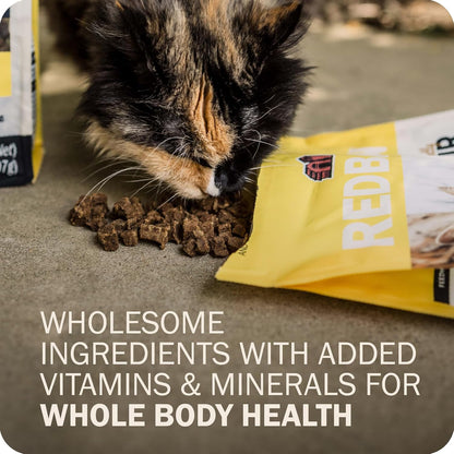 Redbarn cat food 2 pound bag packaging details