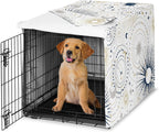 Sweet Jojo Designs 36in. Medium Dog Crate Cover (Grey and Beige Striped) Pet Cage, Kennel Covers (Taupe, Modern, Bold, Classic, Stripes, Contemporary, Minimalist, Geometric Lines) - Image 13
