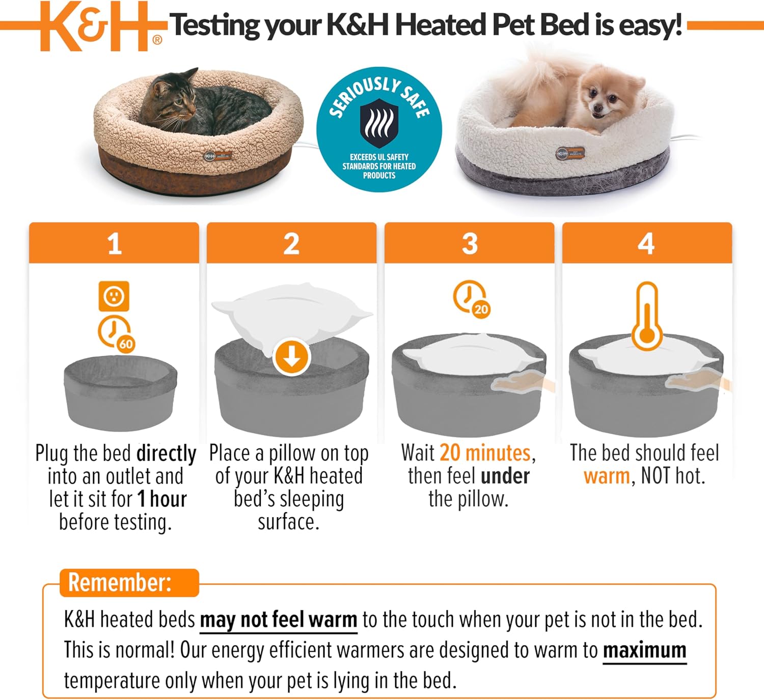 Small cat resting in K&H heated snuggle cup