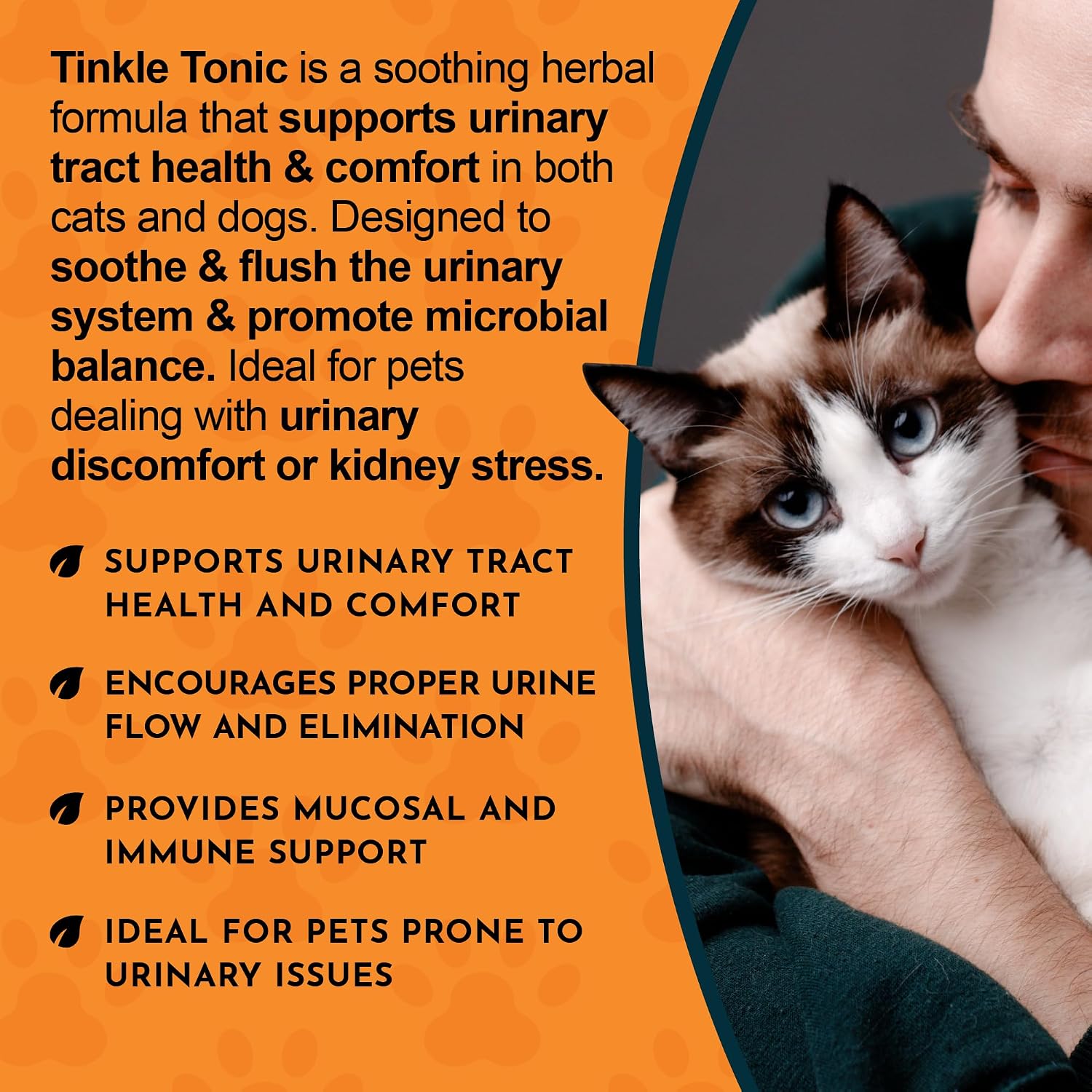 Two fluid ounce bottle of USA imported cat and dog urinary supplement