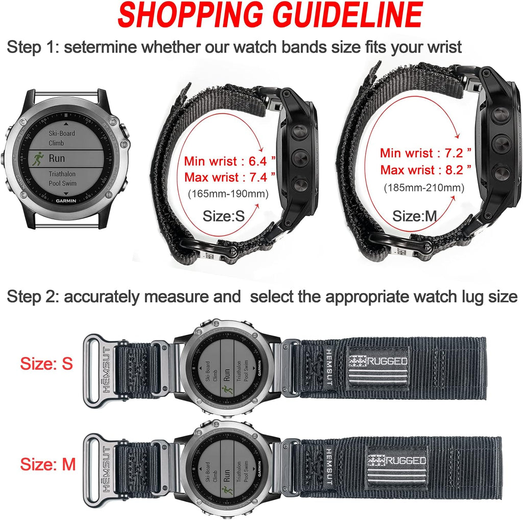 Hemsut H sport watch strap Easyfit connector attachment detail
