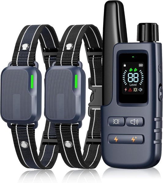 Jugbow dog shock collar for two dogs front view authentic imported pet training gear
