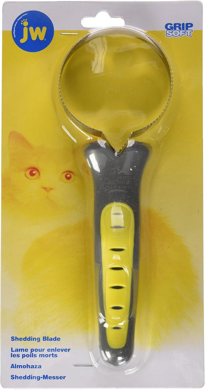 JW Pet GripSoft shedding blade circular metal teeth detail