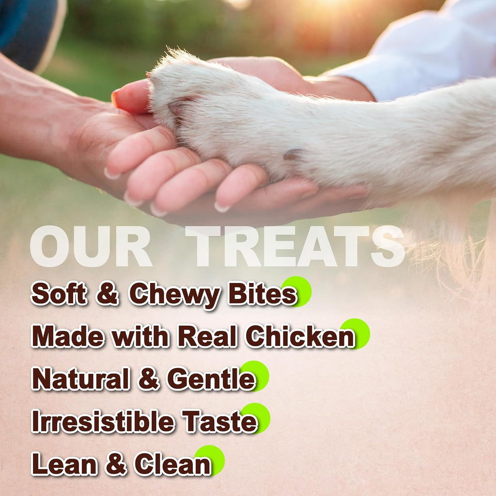 A Freschi Srl grain free puppy chews in a bowl
