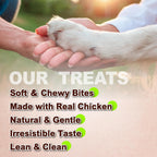 A Freschi Srl grain free puppy chews in a bowl