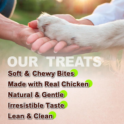 A Freschi Srl grain free puppy chews in a bowl