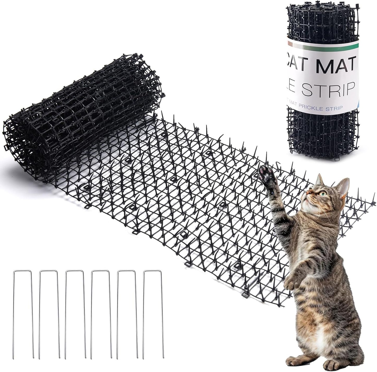 Hmyomina 8.2 feet cat scat mat front view