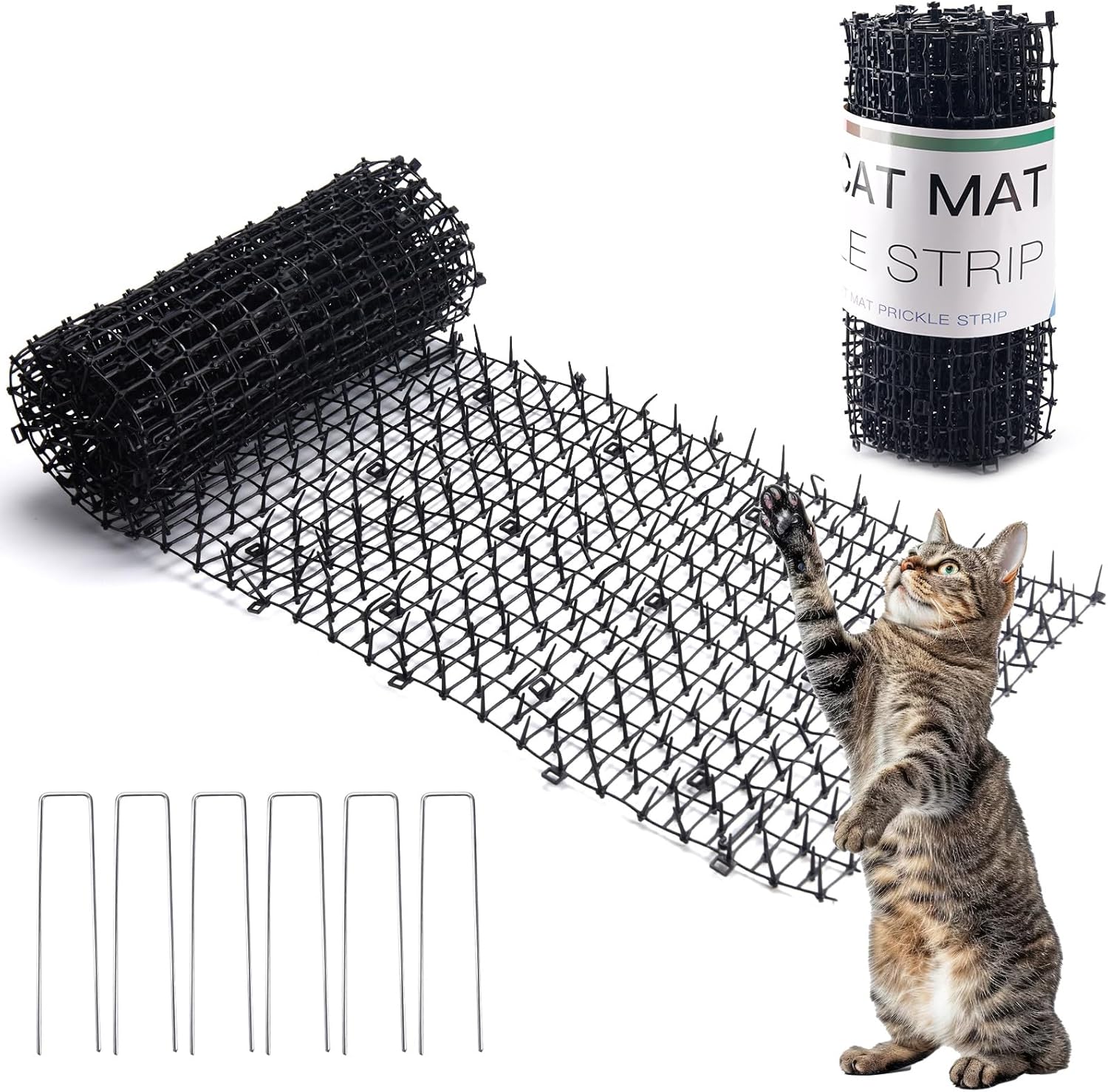 Hmyomina 8.2 feet cat scat mat front view