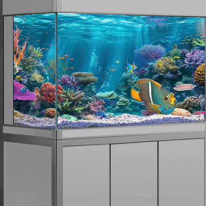 iTapnoom aquarium backdrop fabric details and high definition underwater print quality