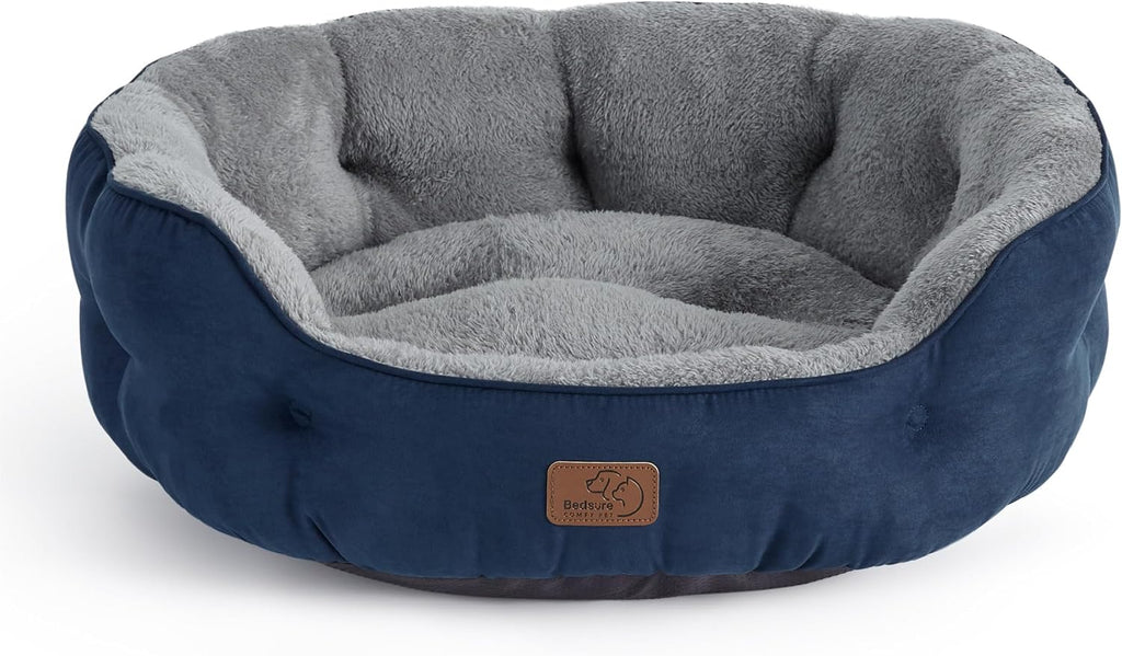 Bedsure Dog Beds for Small Dogs - Round Cat Beds for Indoor Cats, Washable Pet Bed for Puppy and Kitten with Slip-Resistant Bottom, 20 Inches, Camel - Image 11