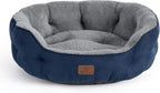 Bedsure Dog Beds for Small Dogs - Round Cat Beds for Indoor Cats, Washable Pet Bed for Puppy and Kitten with Slip-Resistant Bottom, 20 Inches, Camel - Image 11