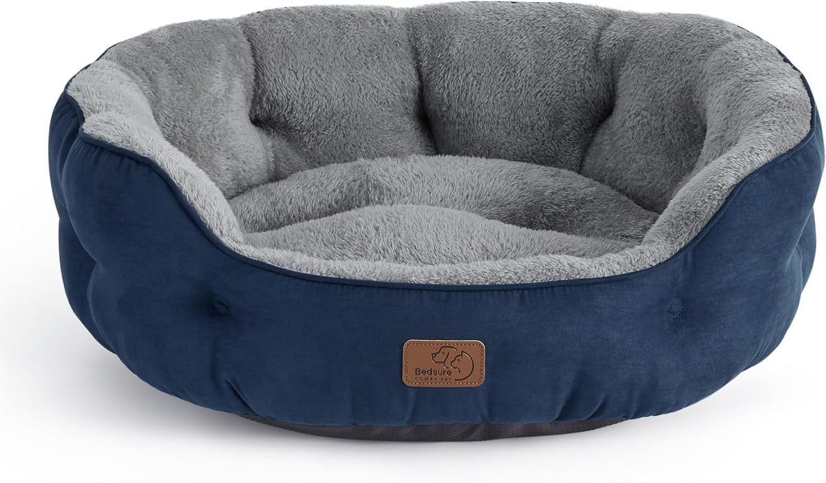 Bedsure Dog Beds for Small Dogs - Round Cat Beds for Indoor Cats, Washable Pet Bed for Puppy and Kitten with Slip-Resistant Bottom, 20 Inches, Camel - Image 11