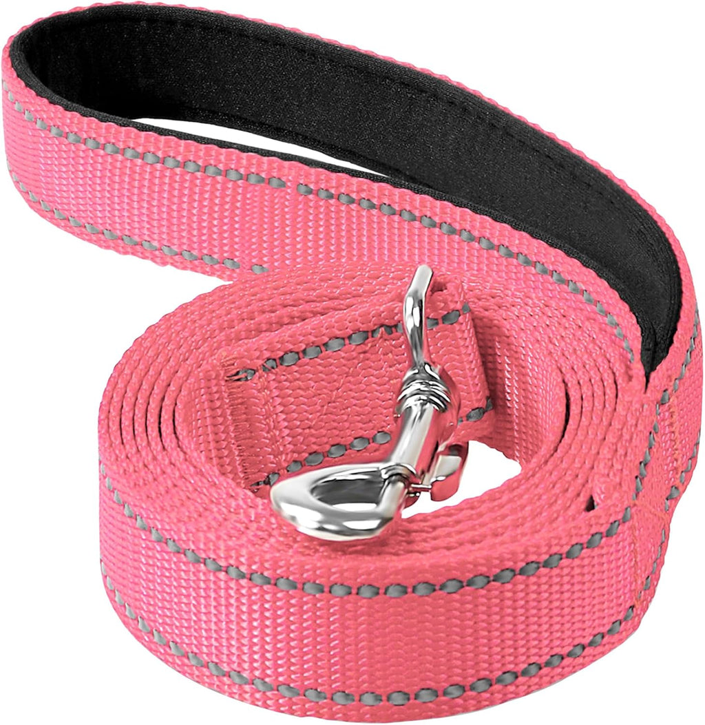 Reflective Dog Leash 6ft Soft Padded Handle Nylon Lead for Small & Medium Dogs, Durable Walking Training Leash for Night Safety (Turquoise,3/4Inch Wide) - Image 9