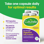 Culturelle probiotic 12 billion CFU strength box back view