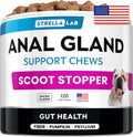 STRELLALAB Anal Gland Support Chews front container view for premium dog digestive care