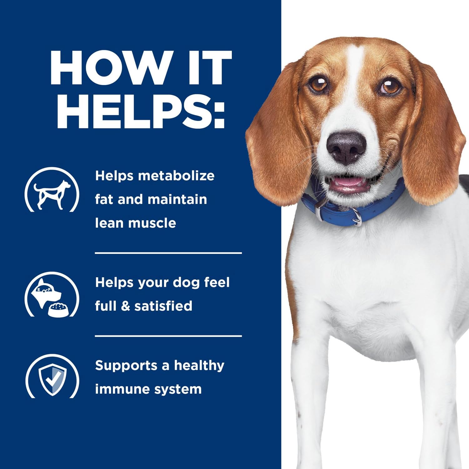 Hill's high fiber weight control veterinary wet food packaging side view