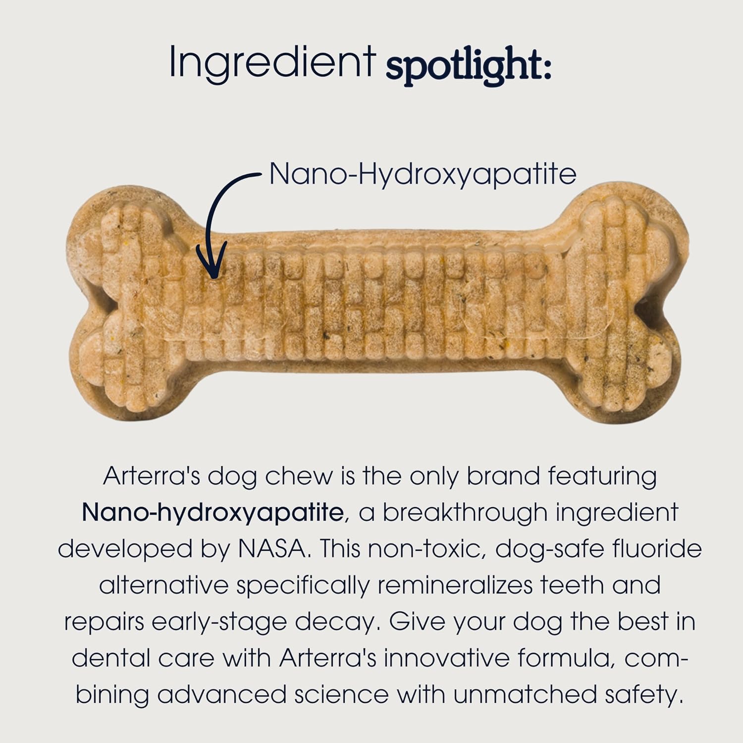 Arterra Pet Science Dog Dental Chews with Nano-Hydroxyapatite Next-Generation Daily Chews for Stronger Teeth, Fresh Breath (Small Dog, 14 Count (Pack of 1)) - Image 9