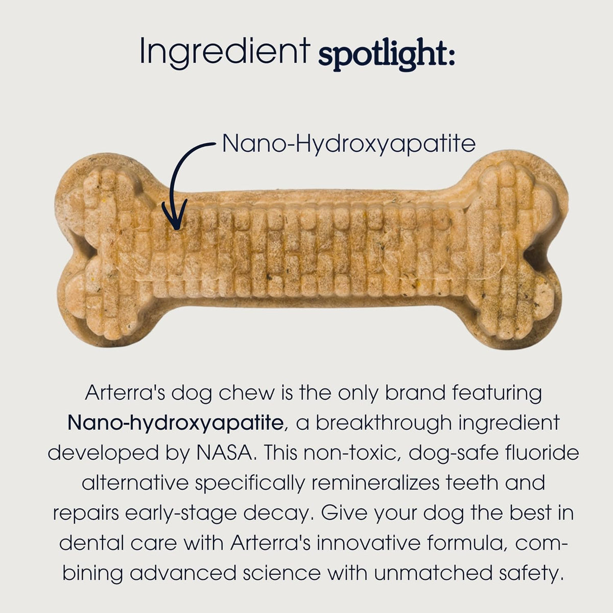 Arterra Pet Science Dog Dental Chews with Nano-Hydroxyapatite Next-Generation Daily Chews for Stronger Teeth, Fresh Breath (Small Dog, 14 Count (Pack of 1)) - Image 9