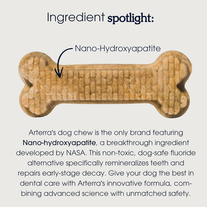 Arterra Pet Science Dog Dental Chews with Nano-Hydroxyapatite Next-Generation Daily Chews for Stronger Teeth, Fresh Breath (Small Dog, 14 Count (Pack of 1)) - Image 9